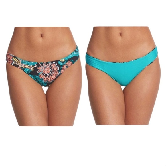 NWT * SPLENDID Reversible Farm House Floral Retro Bikini Bottom.  Size S - Picture 13 of 13